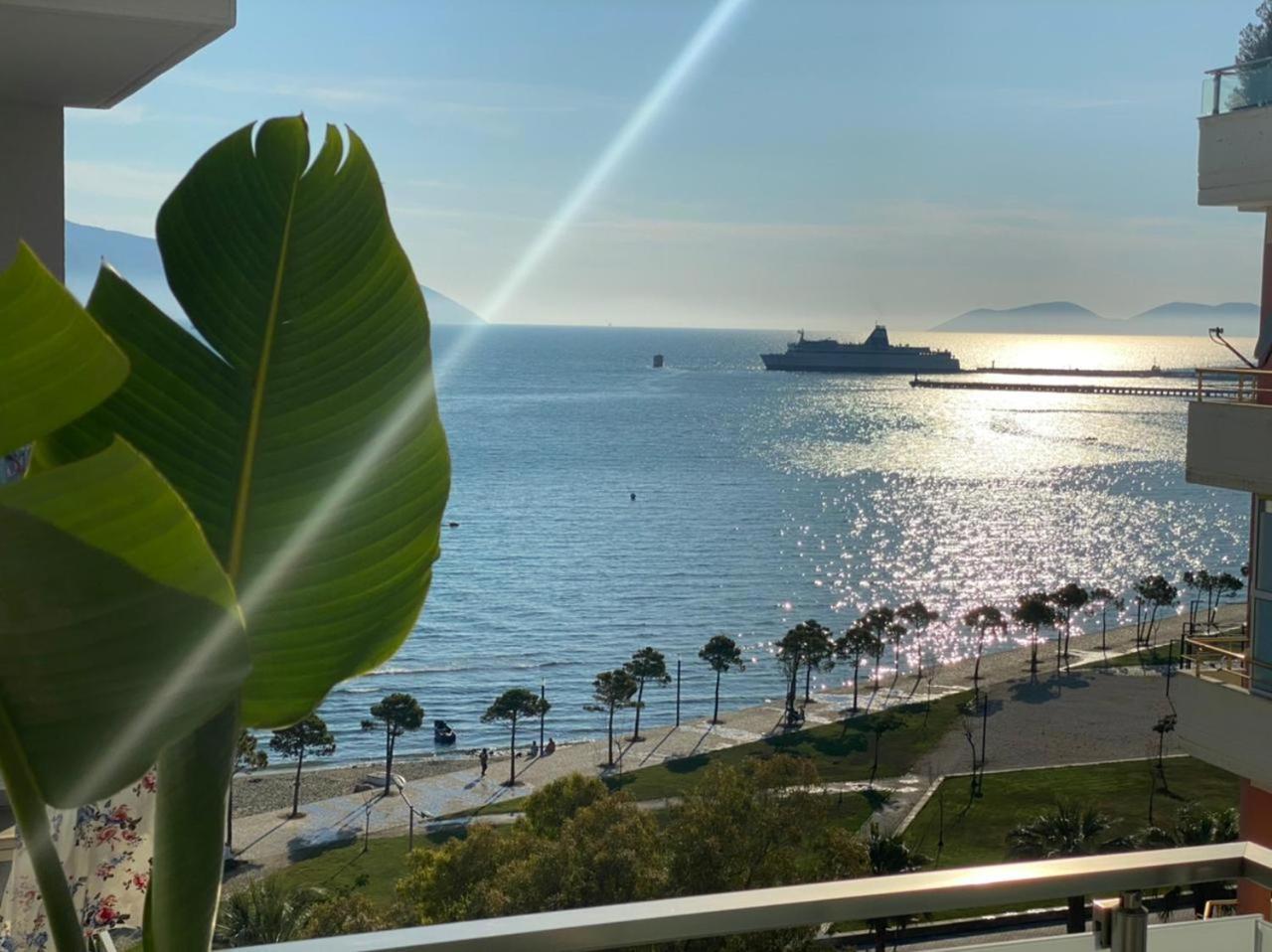 Apartament Luxury Seaview Vlora Flat Free Parking Pokój zdjęcie