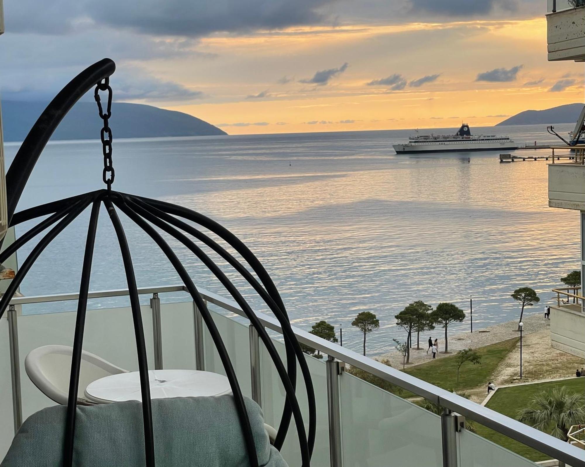 Apartament Luxury Seaview Vlora Flat Free Parking Zewnętrze zdjęcie